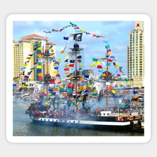 Gasparilla 2018 pirate invasion Sticker